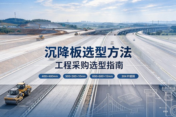 阿拉善盟沉降板选择方法