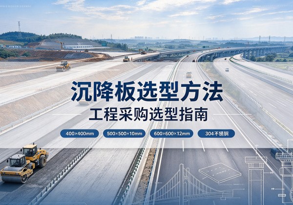 阿拉善盟沉降板选择方法